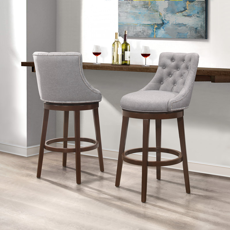Three Posts™ Papillion Swivel Counter & Bar Stool & Reviews Wayfair